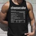 Cheesecake Nutrition Facts Funny Thanksgiving Christmas V2 Unisex Tank Top Gifts for Him