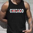 Chicago Flag Star Logo Unisex Tank Top Gifts for Him