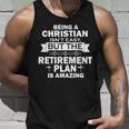 Christian Retirement Plan Tshirt Unisex Tank Top Gifts for Him