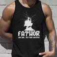 Cool Fathers Day Mighty Fathor Unisex Tank Top Gifts for Him