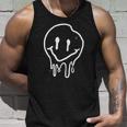 Cool Melting Smiling Face Emojicon Melting Smile Unisex Tank Top Gifts for Him