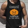 Coolest Pumpkin In The Patch Halloween Quote V2 Unisex Tank Top Gifts for Him