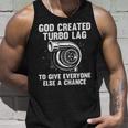 Created Turbo Lag Unisex Tank Top Gifts for Him