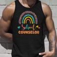 Cute School Counselor Rainbow Unisex Tank Top Gifts for Him