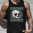 Cyber Hacker Computer Security Expert Cybersecurity V2 Unisex Tank Top Gifts for Him