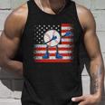 Dabbing Baseball Player 4Th July Usa Flag Plus Size Shirt For Men Women Unisex Tank Top Gifts for Him