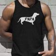 Dachshund Papa Dog Cute Puppy Doggie Animal Lover Doxie Dad Gift Unisex Tank Top Gifts for Him