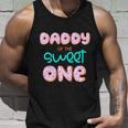Daddy Of The Sweet One First Birthday Matching Family Donut Unisex Tank Top Gifts for Him