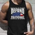 Defund Politicians American Usa Flag Unisex Tank Top Gifts for Him