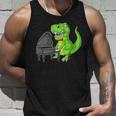 Dinosaur Piano Unisex Tank Top Gifts for Him