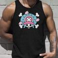Doctor Reindeer Chop Cotton Candy Pirate Flag Jolly Roger Unisex Tank Top Gifts for Him