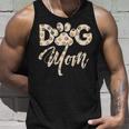 Dog Mom Cute Letter Print Pet Lover Funny Dog Paw Unisex Tank Top Gifts for Him