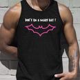 Dont Be Scary Bat Funny Halloween Quote Unisex Tank Top Gifts for Him
