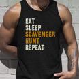 Eat Sleep Scavenger Hunt Repeat Halloween Activity Squad Cool Gift Unisex Tank Top Gifts for Him