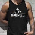 Electrician Gifts For Men Funny Electrical Stay Grounded Unisex Tank Top Gifts for Him