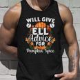 Ell Teacher Will Give Ell Advice For Pumpkin Spice A Tutor Gift Unisex Tank Top Gifts for Him
