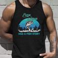 Even Jesus Had A Fish Story Christian Faith Funny Fishing Believer Fishing Lover Unisex Tank Top Gifts for Him