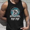 Fathers Day Tee Reel Cool Pop Pop Funny Fishing Unisex Tank Top Gifts for Him