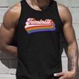 Feminist Retro 70S Feminism Funny Gift Vintage Rainbow Unisex Tank Top Gifts for Him