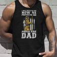 Firefighter Proud Fire Dad Firefighter Dad Of A Fireman Father V2 Unisex Tank Top Gifts for Him