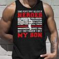 Firefighter Proud Fireman Dad Of A Firefighter Father Fire Dad Unisex Tank Top Gifts for Him