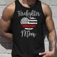 Firefighter Thin Red Line Firefighter Mom Gift From Son Fireman Gift V2 Unisex Tank Top Gifts for Him