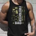 Firefighter Usa Flag Camouflage Firefighter Dad Patriotic Fathers Day_ Unisex Tank Top Gifts for Him