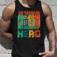 Firefighter Vintage Retro Husband Dad Firefighter Hero Matching Family V3 Unisex Tank Top Gifts for Him