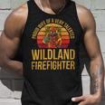 Firefighter Wildland Firefighting Design For A Wife Of A Firefighter V3 Unisex Tank Top Gifts for Him