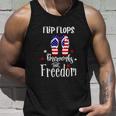 Flip Flops Fireworks Funny 4Th Of July Patriotic Unisex Tank Top Gifts for Him