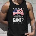 Funny American Gamer 4Th Of July Unisex Tank Top Gifts for Him