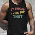 Funny Id Smoke That Marijuana Leaf Tshirt Unisex Tank Top Gifts for Him