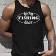 Funny Lucky Fishing Tshirt Unisex Tank Top Gifts for Him