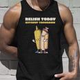 Funny Relish Today Ketchup Tomorrow Barbecue Design Gift Unisex Tank Top Gifts for Him