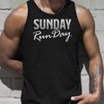 Funny Running With Saying Sunday Runday Unisex Tank Top Gifts for Him
