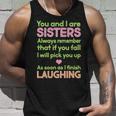 Funny Sisters Laughing Tshirt Unisex Tank Top Gifts for Him