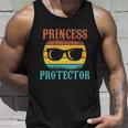 Funny Tee For Fathers Day Princess Protector Of Daughters Gift Unisex Tank Top Gifts for Him