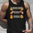 Funny Viral Chicken Wing Song Meme Unisex Tank Top Gifts for Him