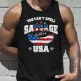 Funny You Cant Spell Sausage Without Usa Unisex Tank Top Gifts for Him