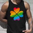 Gay Pride Flag Shamrock Lgbt St Patricks Day Parade Graphic Design Printed Casual Daily Basic Unisex Tank Top Gifts for Him