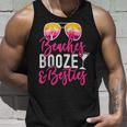 Girls Trip Girls Weekend Friends Beaches Booze & Besties V3 Unisex Tank Top Gifts for Him