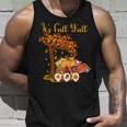 Gnomes Its Fall Yall Truck Pumpkin Tree Autumn Halloween Unisex Tank Top Gifts for Him