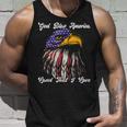 God Bless America Land That I Love Us Flag Funny 4Th Of July Unisex Tank Top Gifts for Him