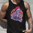 Halloween Video Gamer Skeleton Tshirt Unisex Tank Top Gifts for Him