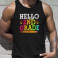 Hello 2Nd Grade Back To School For Students Teachers Unisex Tank Top Gifts for Him