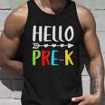 Hello Pre KTeacher Back To School Unisex Tank Top Gifts for Him