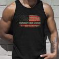 Her Body Her Choice American Us Flag Reproductive Rights Unisex Tank Top Gifts for Him