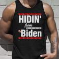 Hidin From Biden Shirt Creepy Joe Trump Campaign Gift Unisex Tank Top Gifts for Him