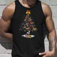 Horse Tree Christmas Candy Cane Unisex Tank Top Gifts for Him