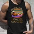 Hotter Than A Hoochie Coochie Daddy Vintage Retro Country Music Unisex Tank Top Gifts for Him